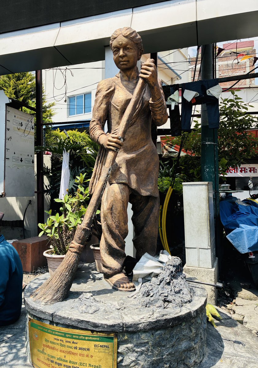 This is the most valuable statue I have ever seen in Nepal. I captured this during my field survey in one of the garment industry based in hemp in Budanilkantha area. Who made this and why they made this, I do not know the history of this statue but the statue speaks many things.
