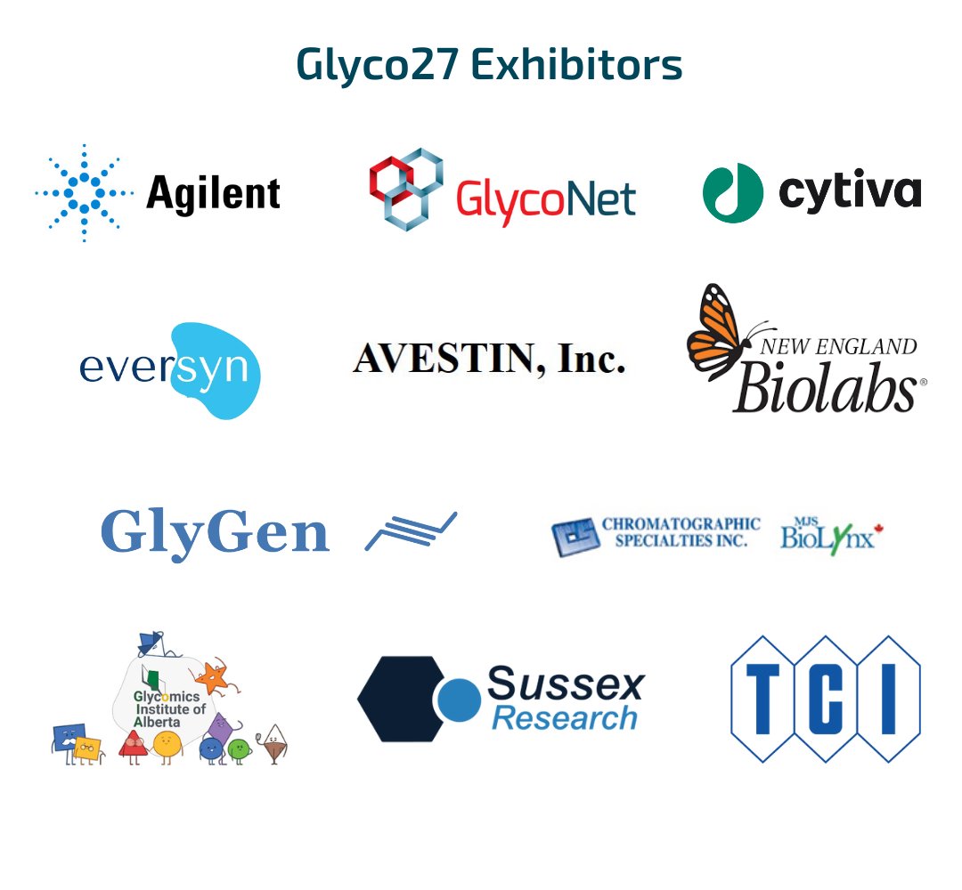 glyconet_nce's tweet photo. 🔬Science, tech, &amp; discovery await! Come explore the exhibit hall at #Glyco27!
Discover cutting-edge tools, tech, &amp; services powering the future of glycomics &amp; beyond.

Open all week | Edmonton Convention Centre May 25–30, 2025

Register: https://t.co/RzeI6TiqI2  

#Glycotime https://t.co/HQRchlVMNC