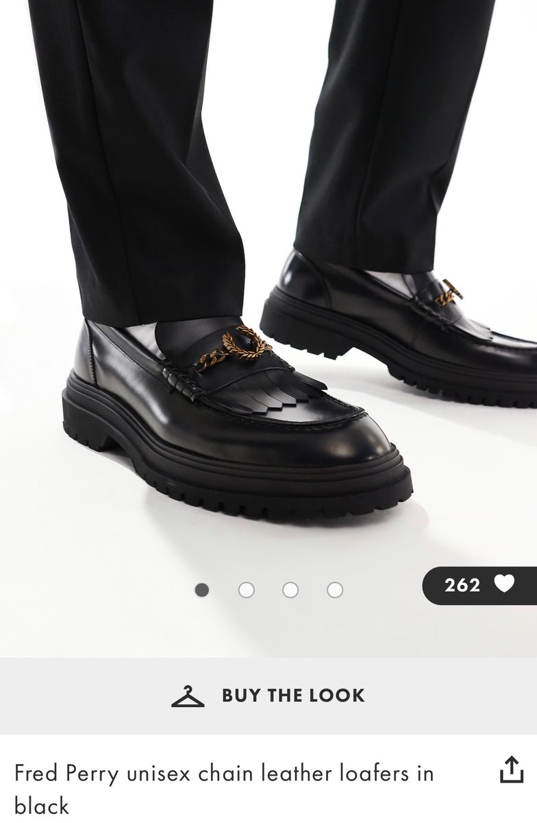 Fred Perry earring with the matching loafers goes hard.