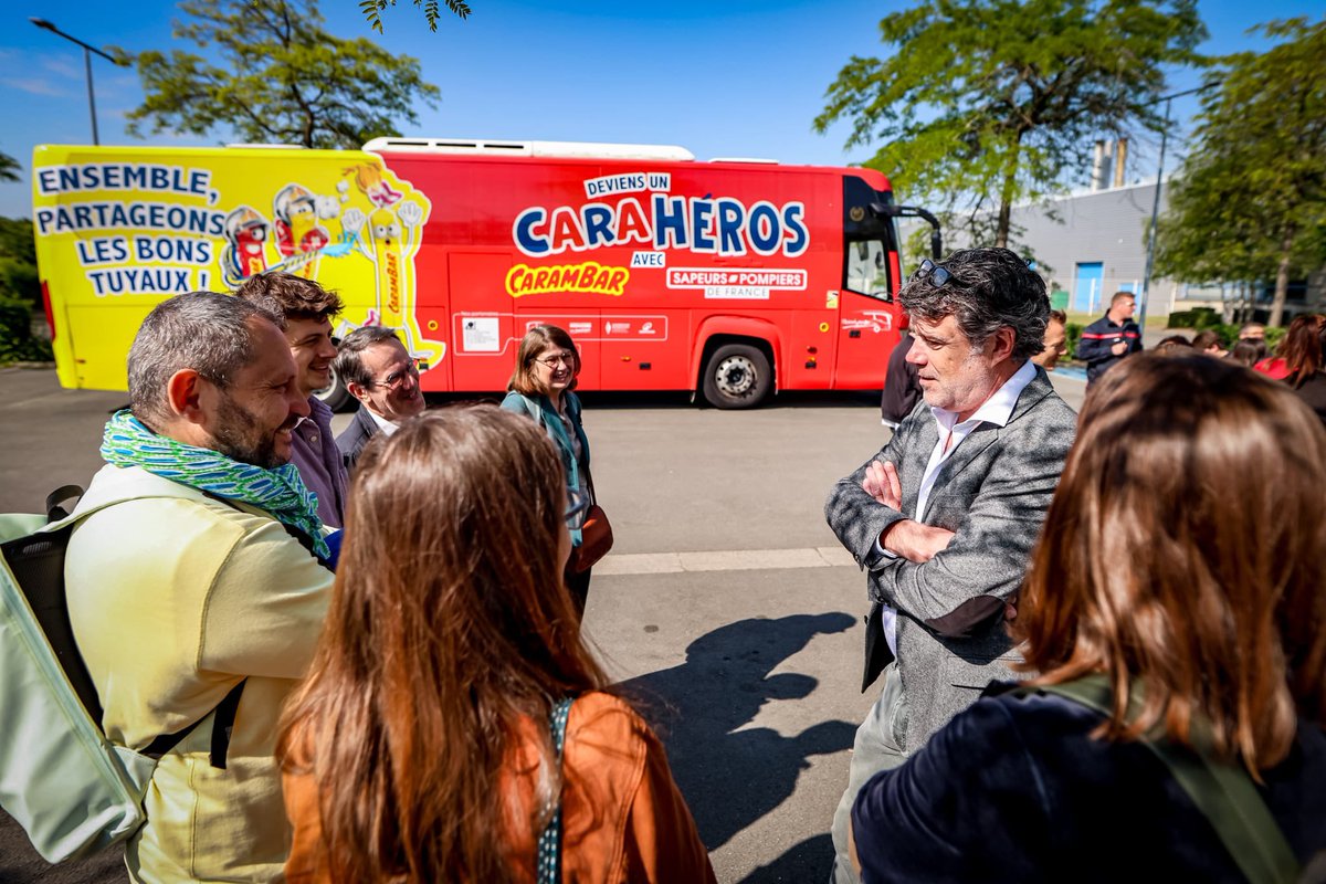 #Carahéros | Suivez l’aventure de l’autocar 🚌 Carahéros dans toute la France. 

Retrouvez dès à présent le dispositif itinérant Carahéros et participez à des activités ludiques et sportives pour vous sensibiliser aux gestes qui sauvent 🚒