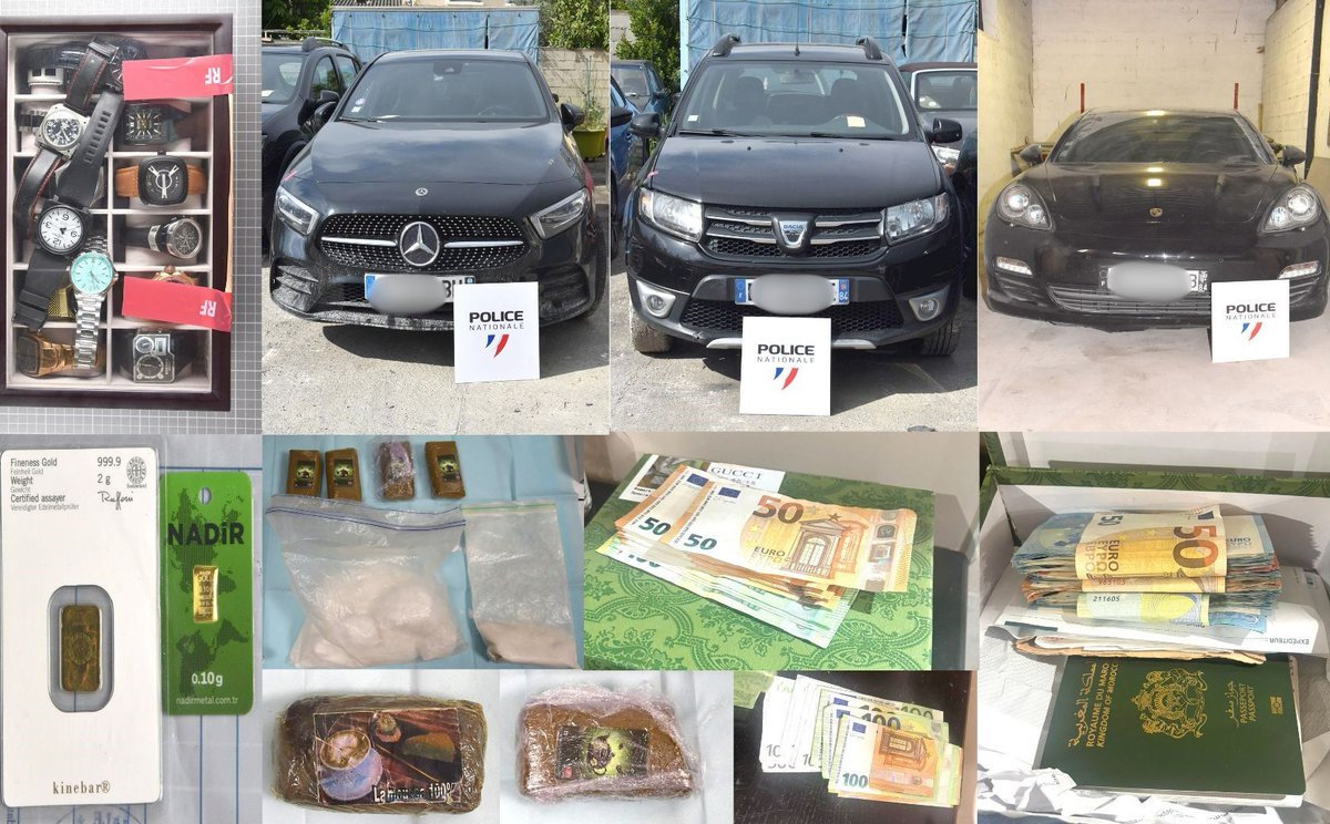 🚨 Trafic de stupéfiants démantelé à Carpentras ! 🚔 Grâce à une enquête minutieuse, 5 arrestations, saisie de cocaïne, cannabis, espèces, bijoux, véhicules dont une Porsche. Bravo aux forces de l'ordre pour cette opération réussie ! #Sécurité #Justice @prefet84 @policenationale