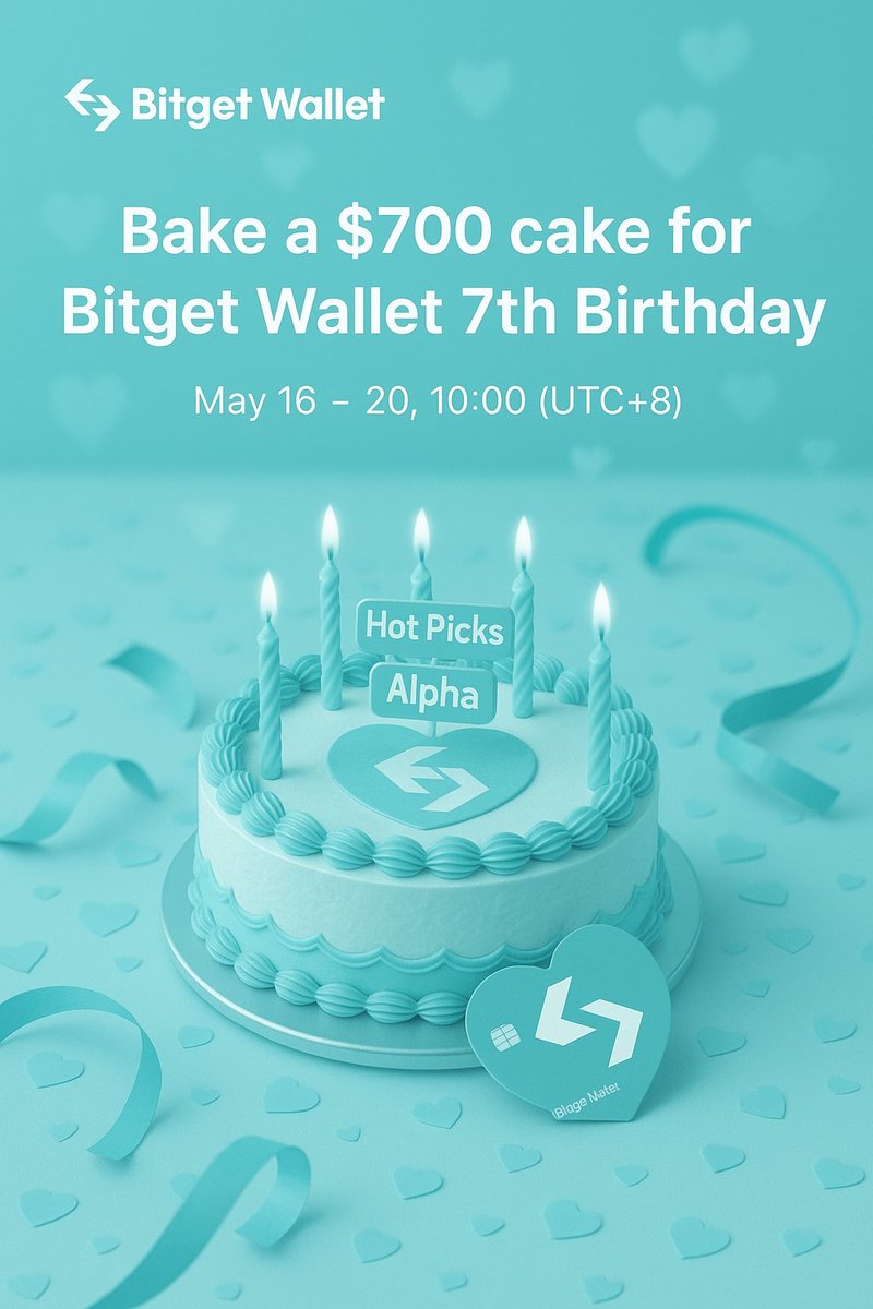 222small's tweet photo. What comes to your mind whenever you see this photo???
Let's celebrate together 🩵🩵🩵
@BitgetWallet & @BGWalletAlpha
#BitgetWallet7 #Crypto4Everyone https://t.co/vr8Fcqfpy1