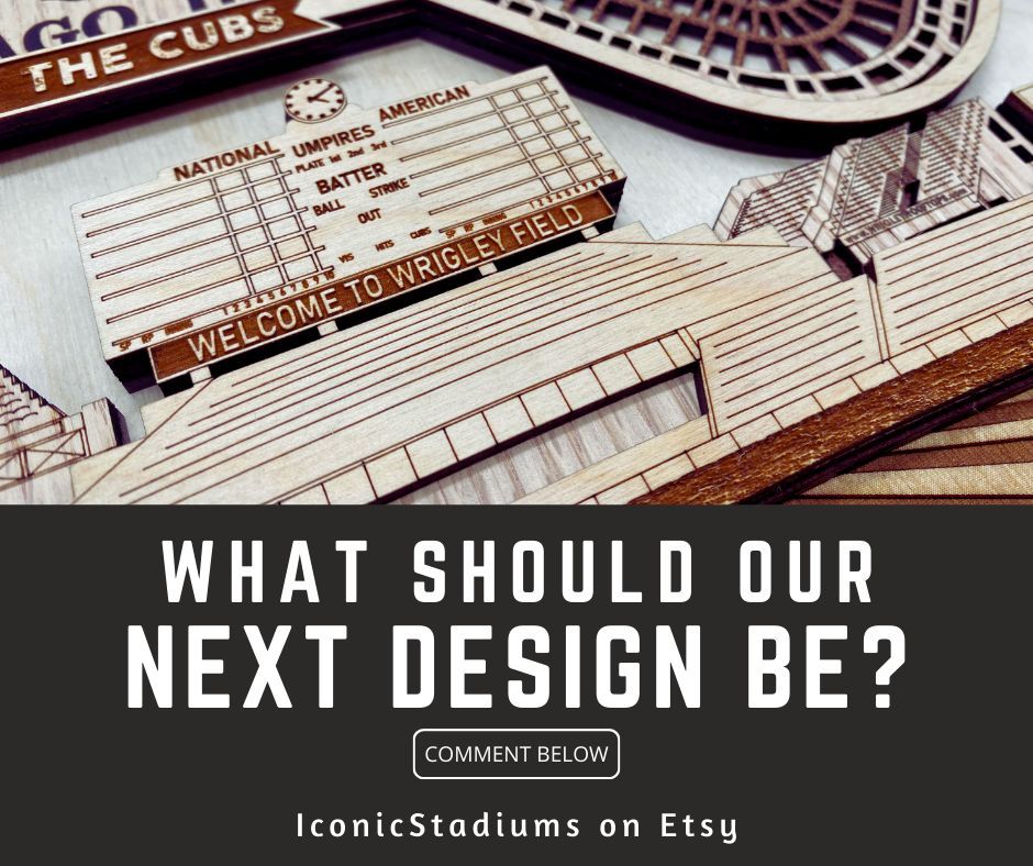 IconicStadiums's tweet photo. What should our next design be? Should we work on a new college stadium? Maybe an NFL Stadium? Should we redo one of our MLB Ballparks? Let us know what you think in the comments! Click here to shop all of our stadium replicas👉 https://t.co/vGC5RHuGmc!

#iconicstadiums #mlb #nfl https://t.co/kjFTgDoEDD