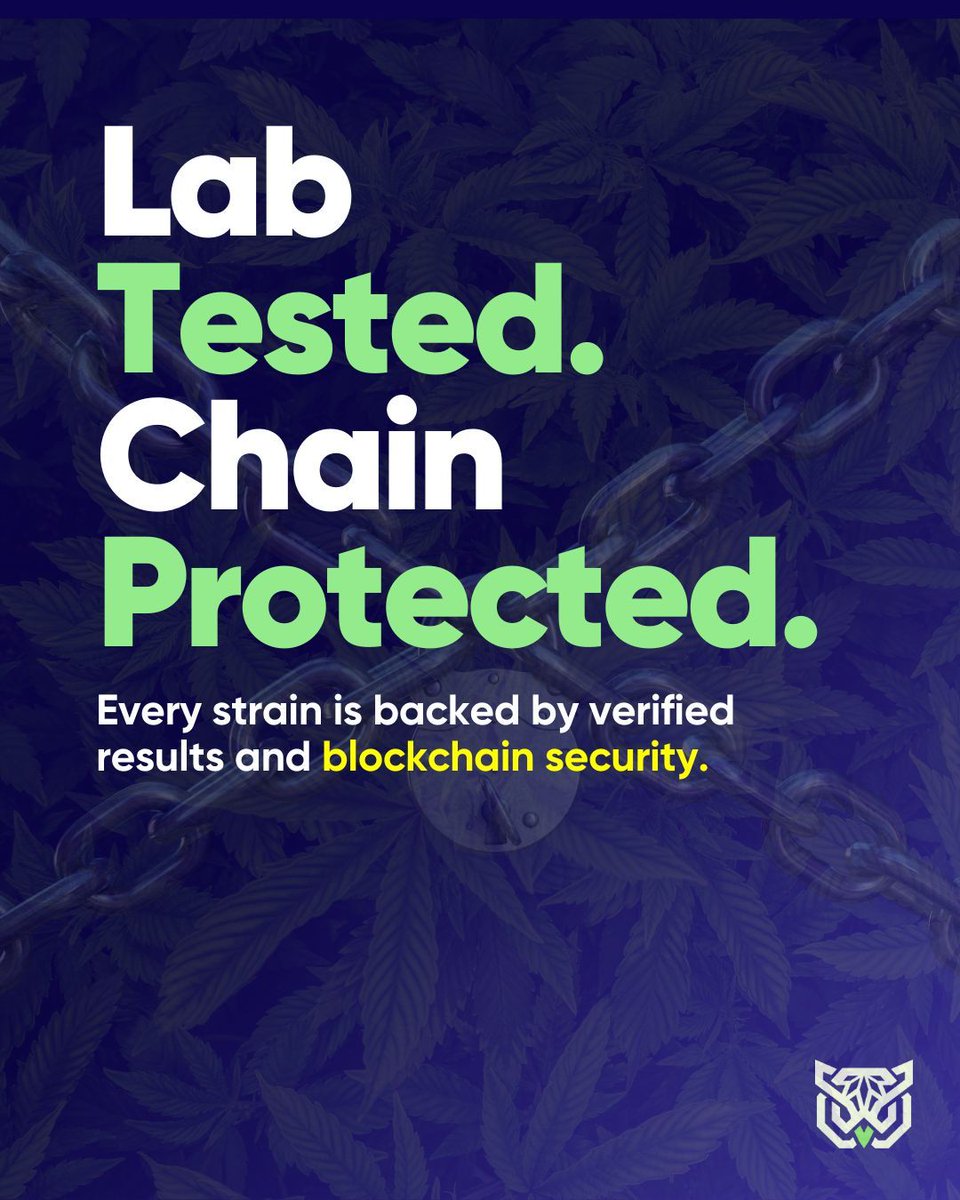 BudboApp's tweet image. Lab results you can trust. Blockchain security, you can see.
๐ฌ Every strain on Budbo is lab tested and transparently tracked.
#labtested #blockchainverified #cannabistech #budbo #weedtech #cannabiscommunity