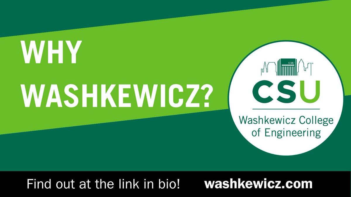 Explore life at the Washkewicz College of Engineering through our new digital brochure!

Visit the link in our bio for more information!