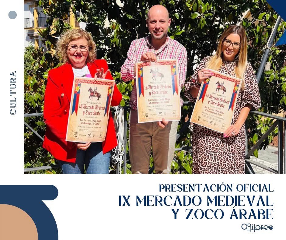 estefanogijares's tweet photo. 🏰 IX Gran Zoco Medieval 
🗓️ Del viernes 30 de mayo al domingo 1 de junio

Desde el Patronato Municipal de Cultura os invitamos a vivir uno de los eventos más esperados del año: Vuelve el Mercado Medieval con su novena edición a nuestra “Villa de la música”.

¡No te lo pierdas! https://t.co/5RbVCqMhyb