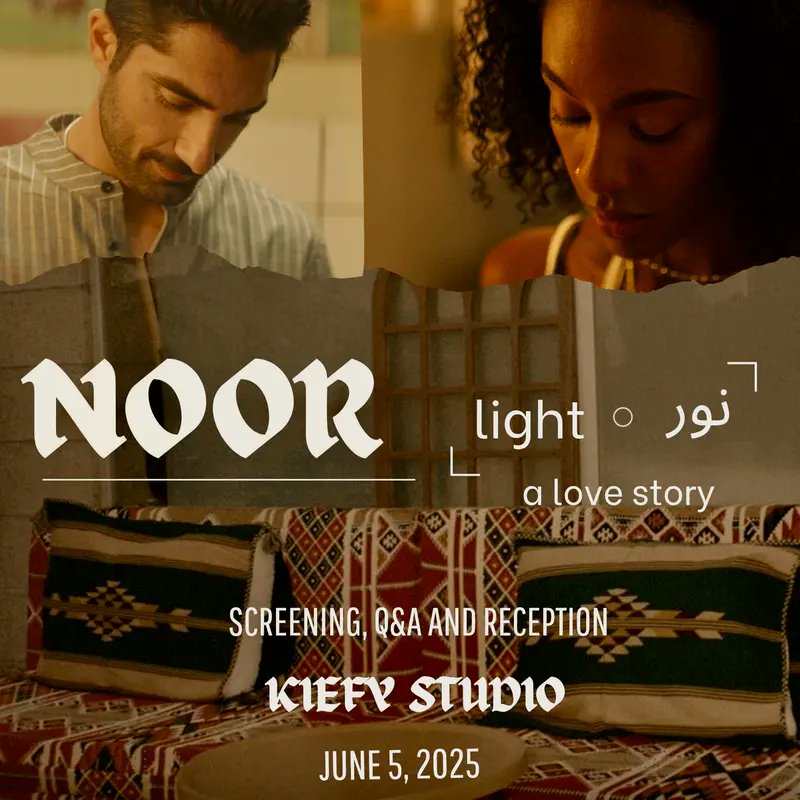 If you're in LA and craving a night of art, conversation, and a love story like no other, pull up.

I’m in the short film NOOR by <a href="/nijla1/">Nijla1</a> : 

📅June 5 at Kiefy Studio
📍 Kiefy Studio, Los Angeles
⏰ 6:30–9:30 PM
🎟 RSVP recommended
#NOORFilm #LAEvents #ShortFilmPremiere