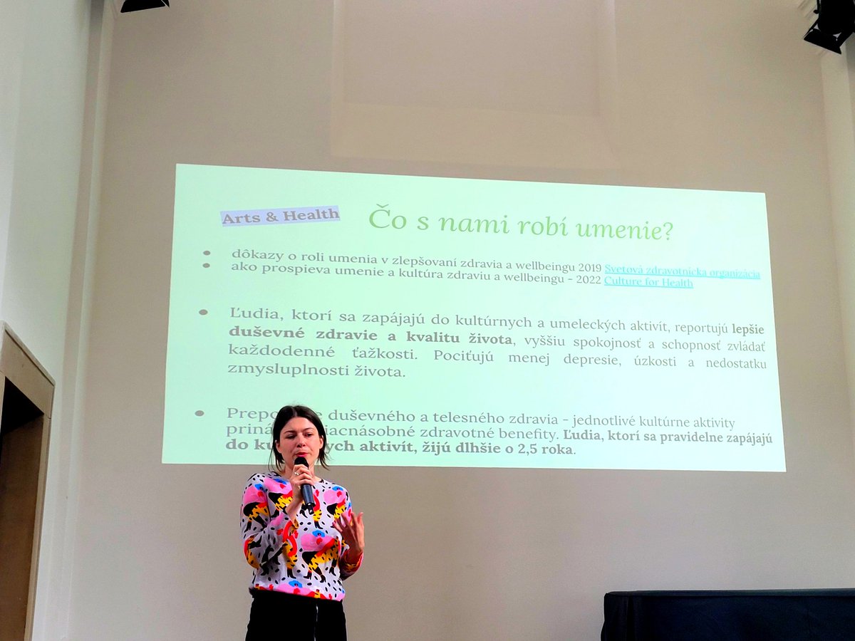 LucieH_GHMP's tweet photo. "Cultural Interventions for Wellbeing"
..international meeting in https://t.co/pZ12M5wmWw #Prague3
..realized by https://t.co/Jv42QUJbLN&amp; https://t.co/8OaQXGWTqT
..for educators from @narodnimuzeum @narodnigalerie   #GHMP @PlatformaUmenim @UniKarlova @UPOlomouc etc.
#ARTcanHeal https://t.co/RtybITS9P2