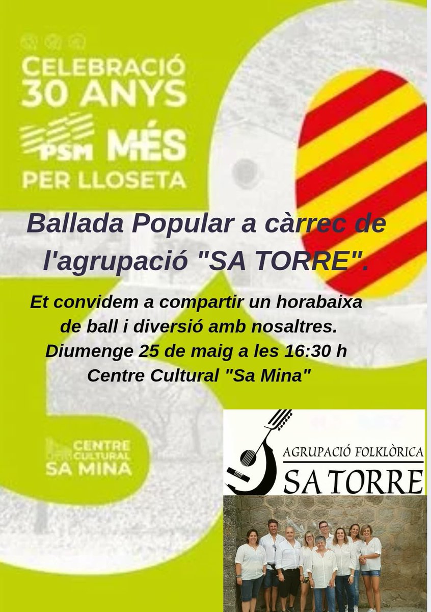 MESxLloseta's tweet photo. T’agrada anar a ballades? Idò diumenge a Sa Mina n’hi ha una oberta a tothom que tengui ballera o ganes de passar una estona agradable, t’hi apuntes? 👇🏻 https://t.co/YqXWrtTRAU