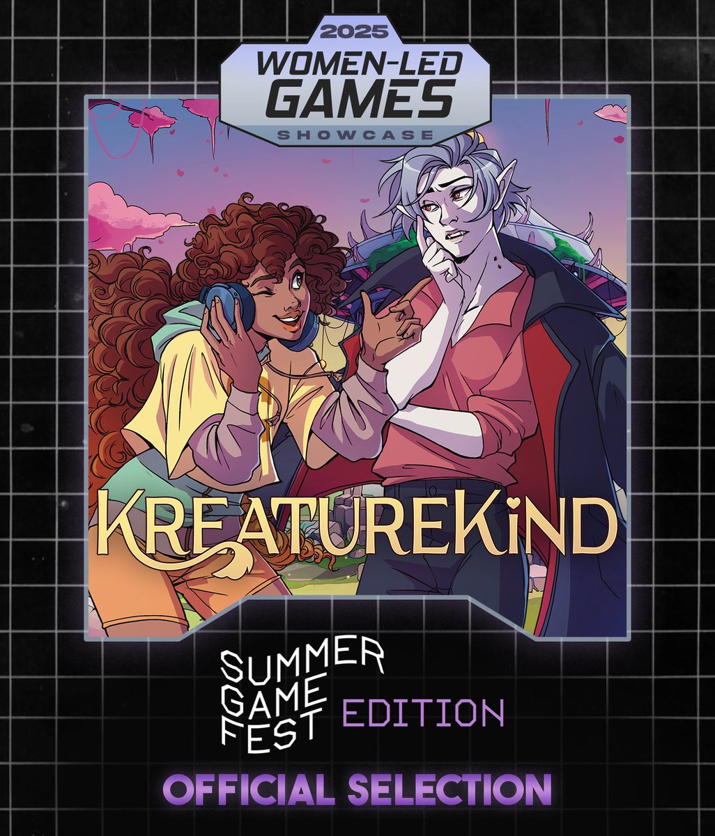 Valiant Game Studio ⭐ Making KreatureKind ⭐ (@valiant_gs) on Twitter photo Excited to announce that KreatureKind is part of the Women-Led Games Showcase #SummeGameFest Edition by <a href="/womenledgames/">Women-Led Games</a> on June 7th 10AM PT! ✨
Check out what's up next for the game as well as the rest of the show here:
youtube.com/@Women-LedGames
#womenledgames #indiegames #gamedev Excited to announce that KreatureKind is part of the Women-Led Games Showcase #SummeGameFest Edition by <a href="/womenledgames/">Women-Led Games</a> on June 7th 10AM PT! ✨
Check out what's up next for the game as well as the rest of the show here:
youtube.com/@Women-LedGames
#womenledgames #indiegames #gamedev
