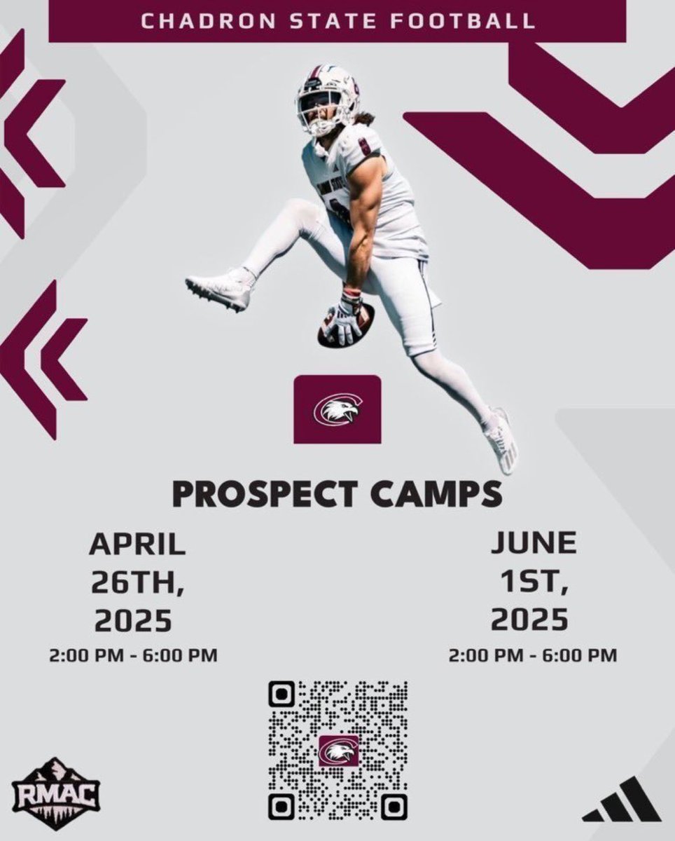 Thank You <a href="/WesCoomes/">Wes Coomes</a> for the Camp Invite! 
<a href="/NWahlScouting/">Nate Wahl</a> <a href="/PrepRedzoneDAK/">Prep Redzone Dakotas</a>