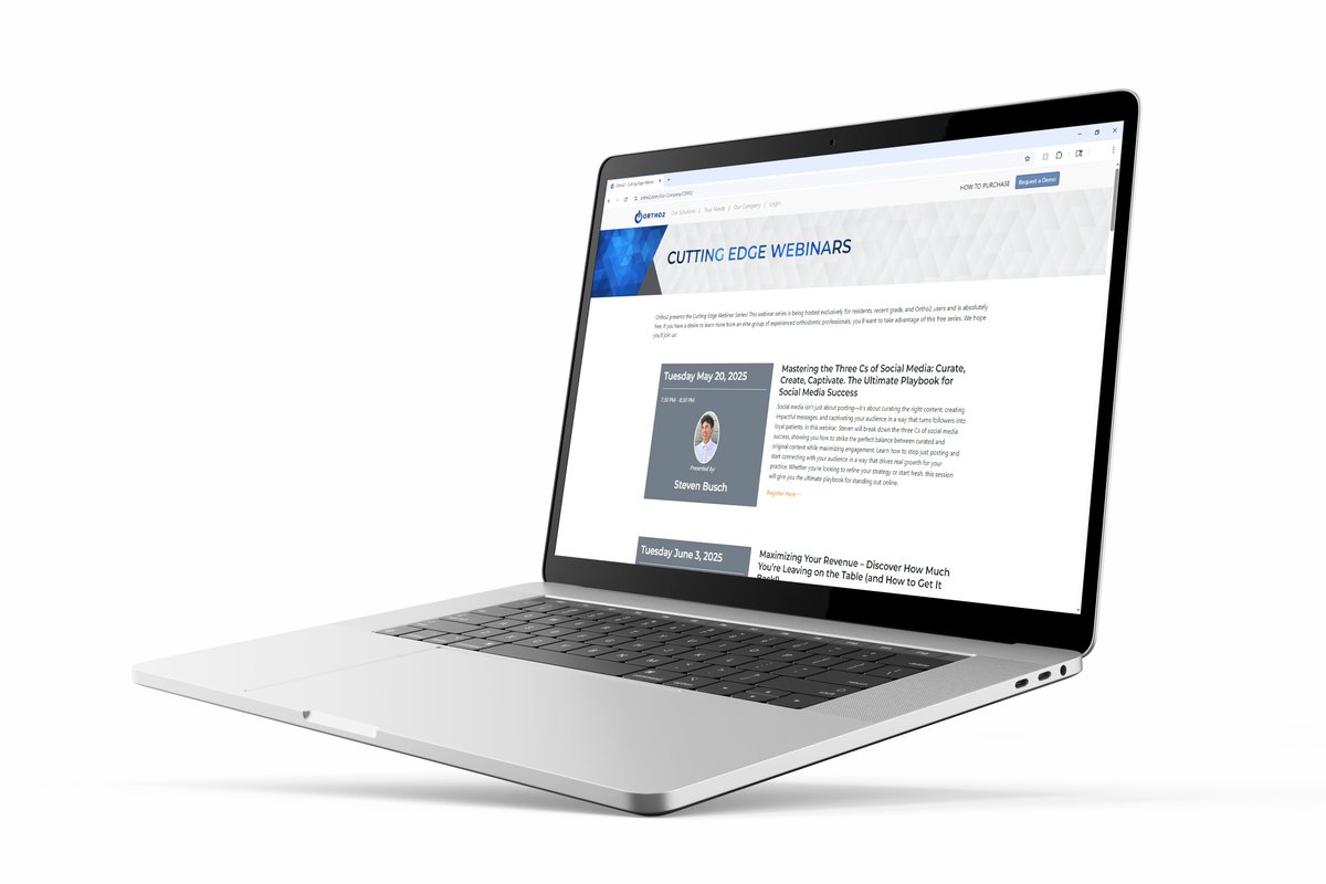 Ortho2Systems's tweet image. Step up your orthodontic practice game with our FREE weekly webinars! Interact with leading consultants and get insights on how to make your practice stand out. Get all the details in our latest blog post 👉 bit.ly/3FjHaS7. 

#Ortho2Blog