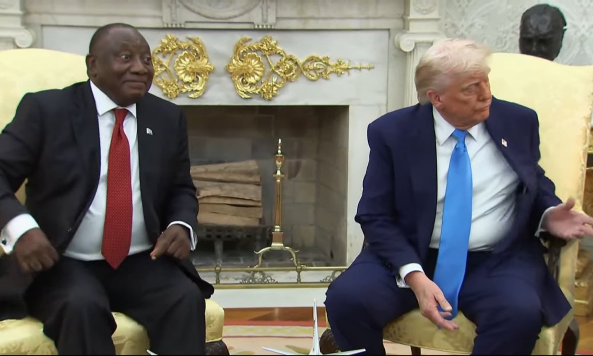 Weak, spineless, overwhelmed, struggling! I've seen enough, this entire trip was a geopolitical mistake. Make no mistake about it, President Cyril Ramaphosa and South Africa were humiliated today #SAinUSA