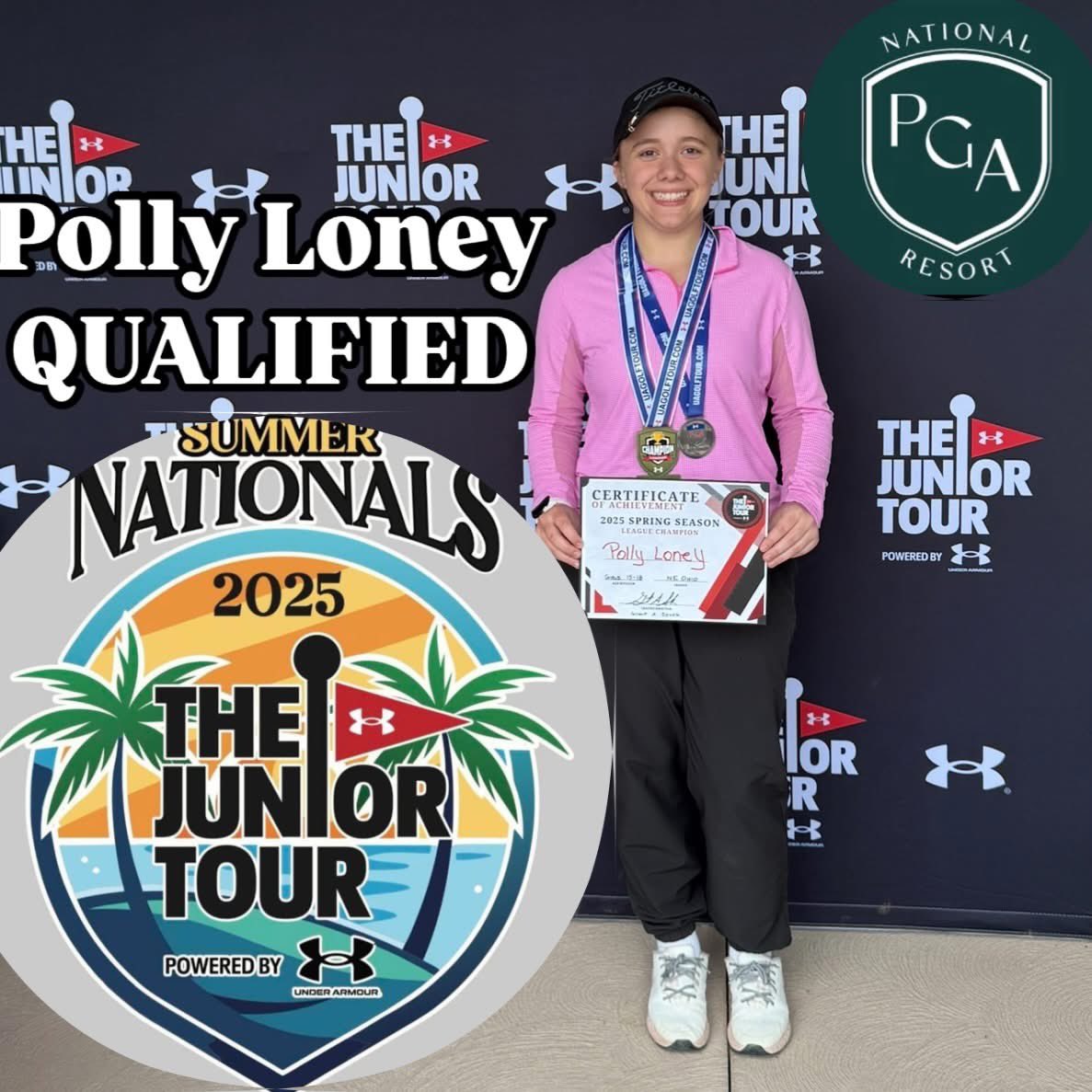 Congratulations Polly Loney ⛳️
<a href="/TheTourUA/">The Tour UA</a> <a href="/NordoniaHSgolf/">Nordonia Girls Golf</a> <a href="/NordoniaSchools/">Nordonia Schools</a>