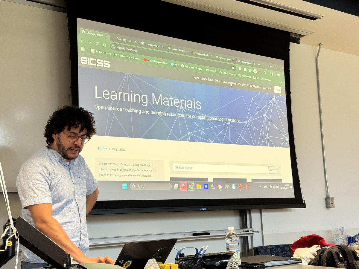 Cantay Çalışkan (@cantaycaliskan) on Twitter photo Jefferson Leal (<a href="/jeffleal/">Jefferson Lécio Leal</a>) organized a tutorial on the connection between bias and large language models. #Day8 #SICSS Jefferson Leal (<a href="/jeffleal/">Jefferson Lécio Leal</a>) organized a tutorial on the connection between bias and large language models. #Day8 #SICSS
