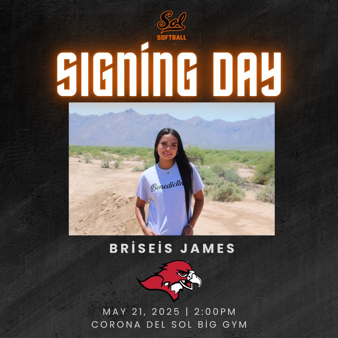 CDS Aztec Softball 🥎 (@cdsaztecsoftbal) on Twitter photo 🚨 SIGNING DAY ALERT! 🚨 Please join us TODAY, the 21st at 2:00PM in the big gym to celebrate Briseis as she continues her 📚 and 🥎 journey next year 🧡💛 <a href="/CdS_Aztecs/">Corona del Sol Athletics</a> <a href="/cds_equipment/">CdS Athletic Equipment</a> 🚨 SIGNING DAY ALERT! 🚨 Please join us TODAY, the 21st at 2:00PM in the big gym to celebrate Briseis as she continues her 📚 and 🥎 journey next year 🧡💛 <a href="/CdS_Aztecs/">Corona del Sol Athletics</a> <a href="/cds_equipment/">CdS Athletic Equipment</a>