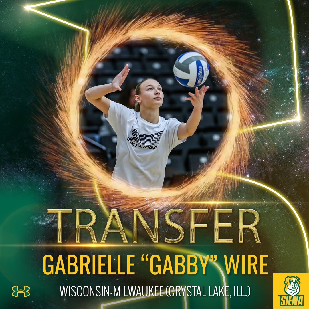 📝 Please join us in welcoming our newest #SienaSaints❗️ 

Next 🆙 is Gabrielle "Gabby" Wire, a transfer outside hitter from UW-Milwaukee, who helped the Panthers to a 20-win season!

Welcome to our Siena family, Gabby!

#MarchOn x #MAACVB x #NCAAVB