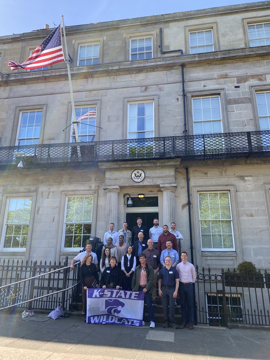 U.S. Consulate Edinburgh (@usainscotland) on Twitter photo Go Wildcats!
It was a pleasure to welcome MBA students from <a href="/KStateBusiness/">K-State Business</a> to the Consulate today. Engaging future business leaders with international perspectives helps advance 🇺🇸 prosperity through global collaboration and insight. Go Wildcats!
It was a pleasure to welcome MBA students from <a href="/KStateBusiness/">K-State Business</a> to the Consulate today. Engaging future business leaders with international perspectives helps advance 🇺🇸 prosperity through global collaboration and insight.