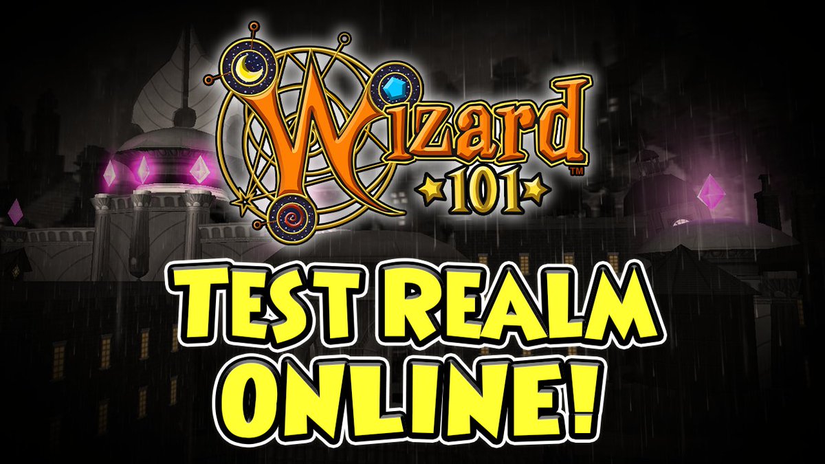 Wizard101's tweet photo. Test Realm is now online! ✨ 

Get ready to test The Ghastly Conspiracy Raid, new Aquila content, new events, and more.

Check out the notes and then jump in to test out the new content! https://t.co/qJwjFywZVv #Wizard101 https://t.co/zvbl4RHblD