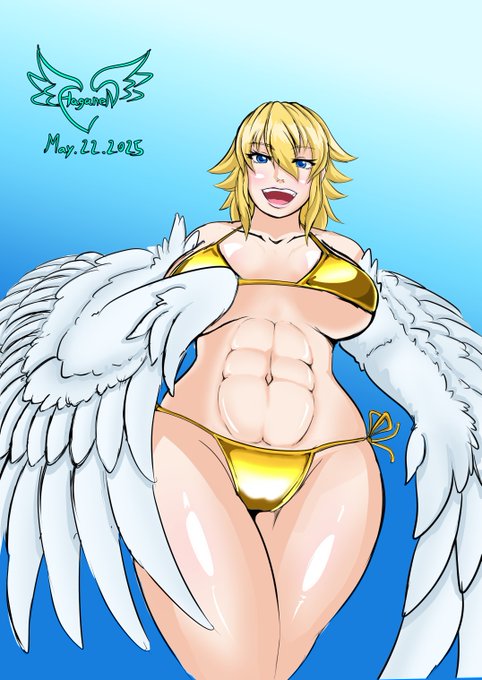 今更ながらアリシアさん、ノリノリで金ビキニ! 