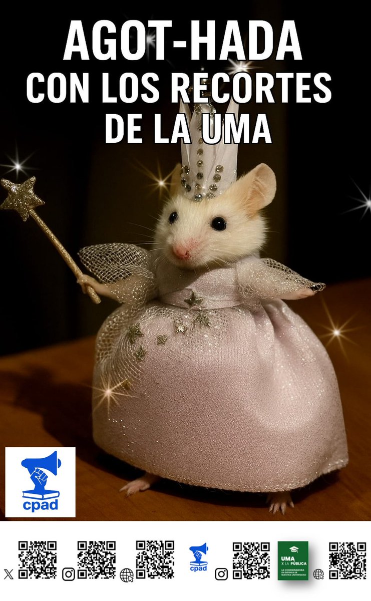 CpadUma48207's tweet photo. @MaestritaM Para que te voy a decir que no, si sí... 😅
#HASTI-HADA
#QUEM-HADA
#INDIGN-HADA
CON LOS RECORTES DE @InfoUMA Y LA SATURACIÓN INFINITA 😩
#UMAXLAPÚBLICA
Instagram: https://t.co/upWwAbo3hU
WEB: https://t.co/bYLhu1y1OU https://t.co/7mOJbDaO1P