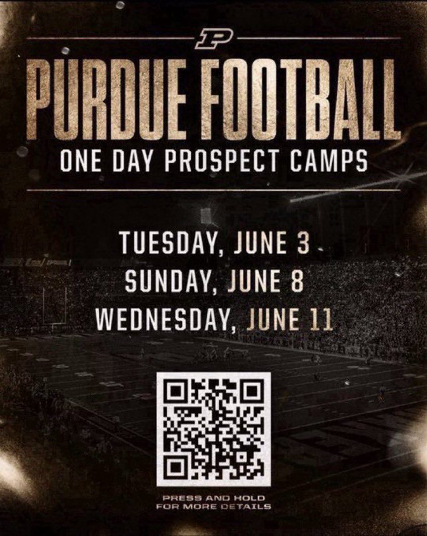 Kolten_Kendall's tweet photo. Thank you to @CoachTyRocconi for the camp invite to Purdue University!! https://t.co/PaQKFVOFZc