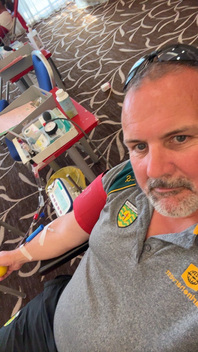 Thats donation No:29 done &amp; dusted. We were going to miss our local <a href="/Giveblood_ie/">Giveblood</a> clinic in a few weeks so we went to Letterkenny today instead. 
Help save a life Give Blood it takes very little time and effort but it’s priceless to those in need.