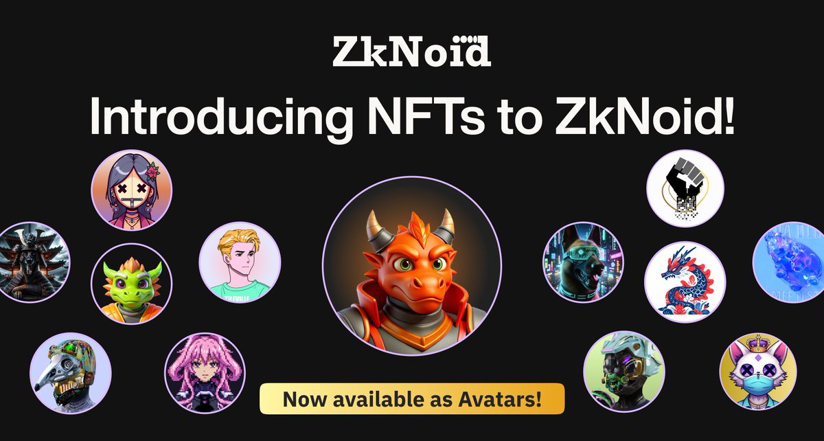 ZkNoid's tweet photo. 🎉 #NFT avatars have officially landed! 🌟

We’re excited to announce an update for #ZkNoid user profiles featuring NFTs! Starting today, you can view all your #Mina NFTs right on ZkNoid. 

Choose your favorite and let it shine as your avatar! 💎 https://t.co/qnmQZaL1Hj