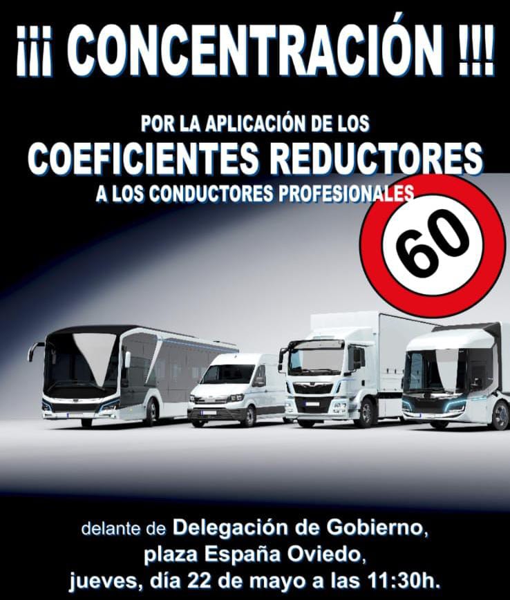 COORDINADORACST's tweet photo. Iniciamos los encuentros de la CST en Gijón, los días 21, 22 y 23 de mayo.
MAÑANA, día 22, nos CONCENTRAREMOS frente a la DELEGACIÓN DEL GOBIERNO en la PLAZA DE ESPAÑA , en Oviedo, a las 11:30
¡POR LA APLICACIÓN DE LOS COEFICIENTES REDUCTORES A LOS  CONDUCTORES PROFESIONALES! https://t.co/Pc14SD841Q