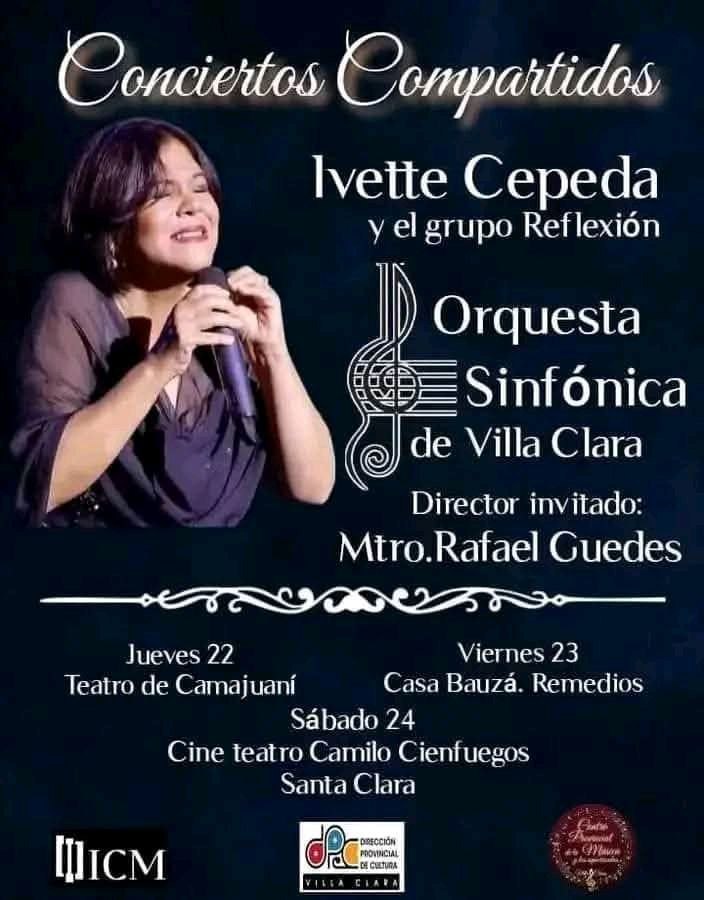 Concierto de lujo con la gran Ivette Cepeda en Camajuaní, Remedios y Santa Clara.
Una de las voces más profundas de Cuba reconocida por su versatilidad, carisma en escena y por la exquisitez de su repertorio.
.
.
#CubaÚnica
#CubaUnica
#Cuba
#CubaTravel
#TurismoCuba