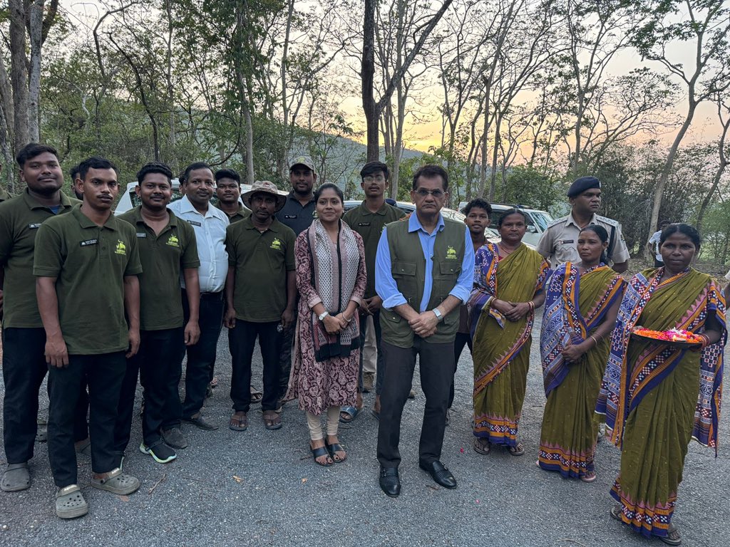 India’s G20 Sherpa Amitabh Kant hails Odisha’s Debrigarh Wildlife Sanctuary as the best eco-tourism model in India — a shining example of community-led conservation, powered by the visionary leadership of ACS Satyabrata Sahu and DFO Anshu Pragyan Dash.