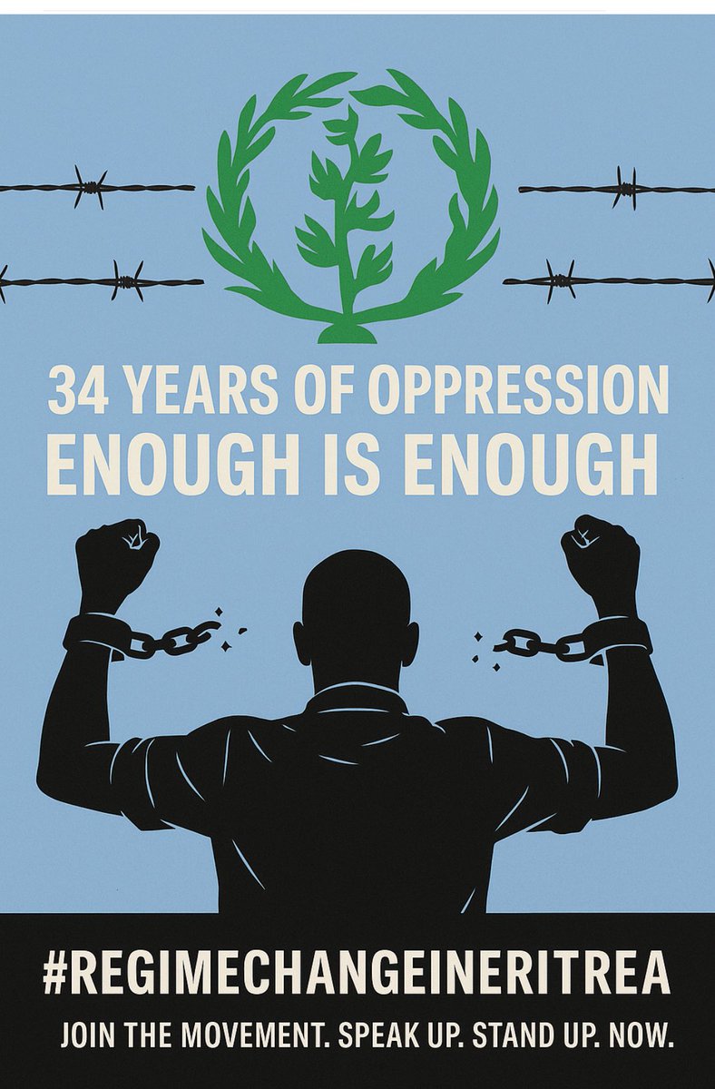 zeka50214's tweet photo. Alem Tsehaye is the brother of Seyoum Tsehaye, a courageous man who has been imprisoned without trial or any form of justice for over 20 years—since 2001—in Eritrea’s brutal prisons. To live with the knowledge that the regime you serve is the same regime that has stolen your own brother’s freedom is not just a betrayal—it is a deep, heartbreaking, and moral collapse. How can anyone remain loyal to a power that crushes its own people, tears families apart, and tramples on basic human rights?
This is a tragedy of enormous proportions, proof of how cold and cynical it is to sacrifice family bonds on the altar of power. When political loyalties outweigh family and justice, one loses not only their humanity but becomes a pawn in a brutal game where truth and justice are systematically destroyed.
The Eritrean regime has not only imprisoned Seyoum—it has imprisoned an entire nation in fear, silence, and suffering. It has used families as battlegrounds for its own survival and destroyed the fundamental values that bind us as human beings. This is not just an attack on Seyoum but an attack on everything we stand for—freedom, justice, and human dignity.
Alem Tsehaye stands in the midst of this darkness, forced to serve a regime that imprisons his own brother without evidence, without trial, without justice. It is a brutal reminder of how totalitarian regimes tear families and souls apart to maintain power and control. This betrayal echoes far beyond Eritrea’s borders—a cry for justice the world cannot ignore.
It is time for the world to wake up and demand freedom for Seyoum Tsehaye and all the other innocent prisoners. It is time for this regime’s power to be broken and for justice to be restored. No one should have to sacrifice their family on the ruthless altar of dictatorship. No one should live in fear that their loved ones will be crushed by a brutal system that chooses power over human dignity.
The Tsehaye family deserves justice. Seyoum deserves freedom. And we—the whole world—have a responsibility not to remain silent while this betrayal continues. This is more than a personal tragedy; it is a call to fight for the soul of humanity.

#BlueRevolution 
#RegimechangeinEritrea 
#TransnationalRepression
#EritreanJusticeSeekers 
#NoMorePFDJPropaganda 
#NoMorePFDJTerror
#NoMorePFDJTerror