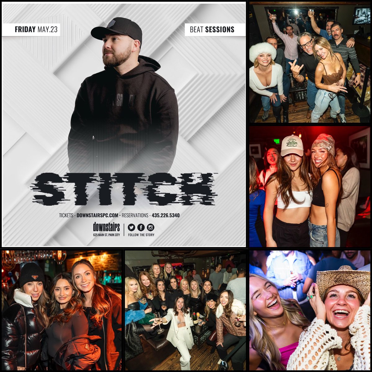 Weather is finally warming up and we got @djstitchofficial joining us this Friday. So after hitting the shops on Main or finishing up your spring hike, come cool down with us over one of our specialty cocktails this weekend.
Call 435.226.5340 for table reservations and more info