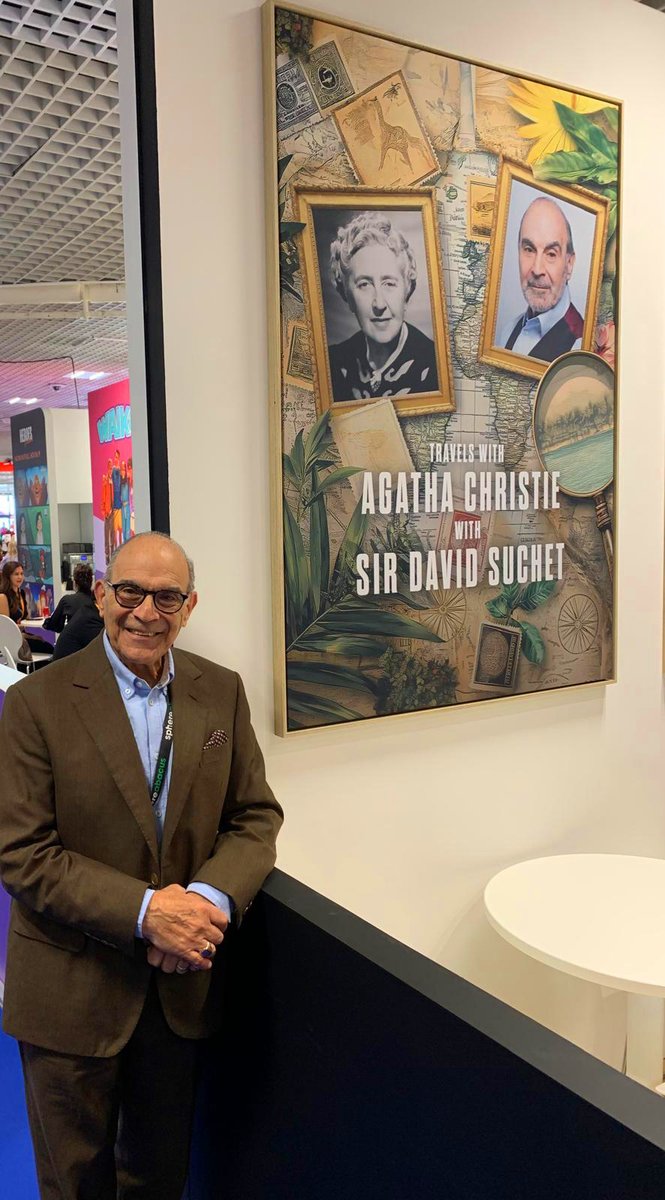 wearelcd's tweet photo. We created the artwork for ‘Travels with Agatha Christie with Sir David Suchet’ and Sir David himself approves! Make sure you tune in tonight at 9pm on More4. https://t.co/CRyUGKmSvF