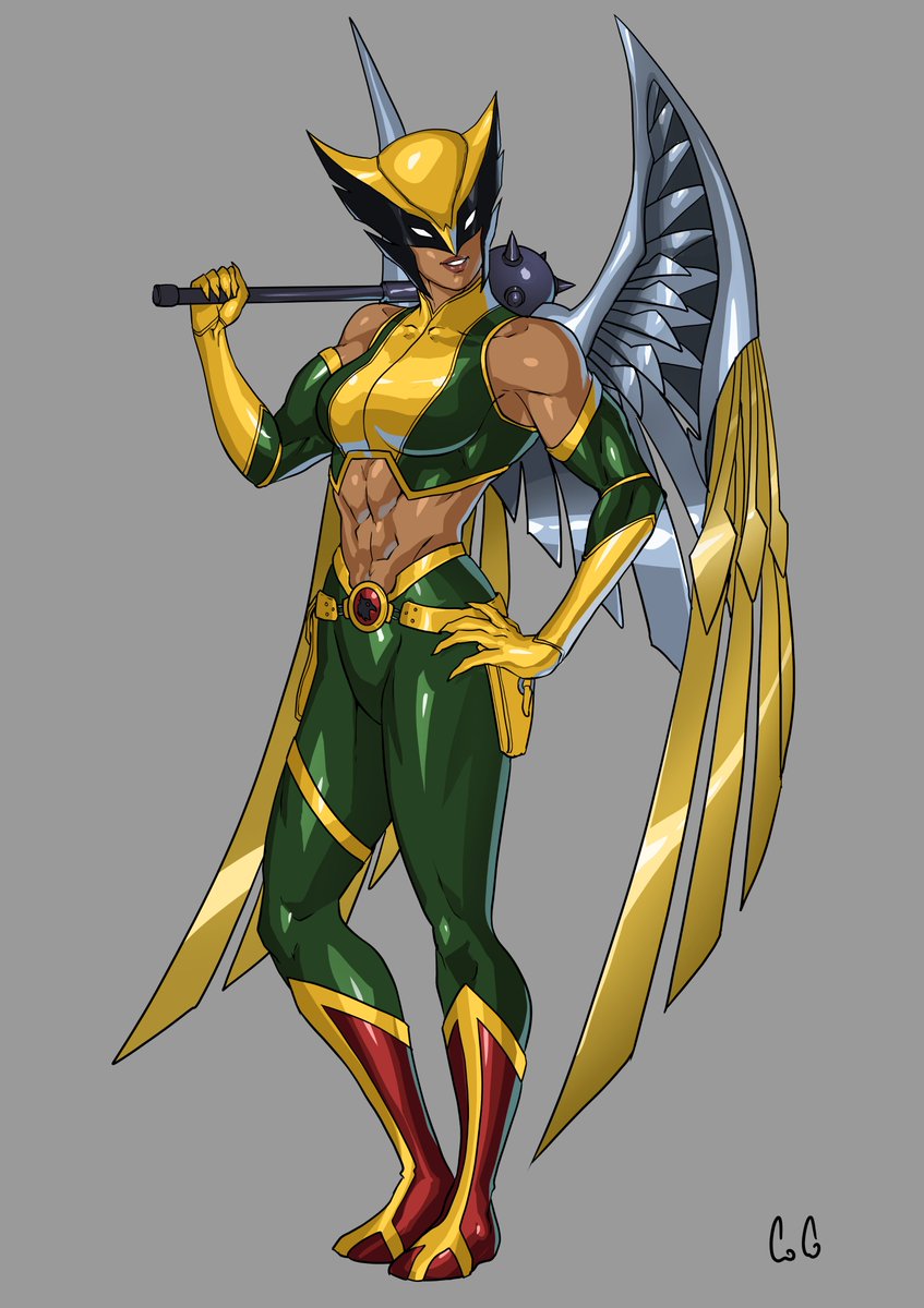 Hawkgirl doodle