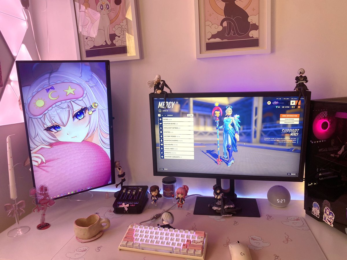 the new mythic weapon looks so perfect with snow angel ♡