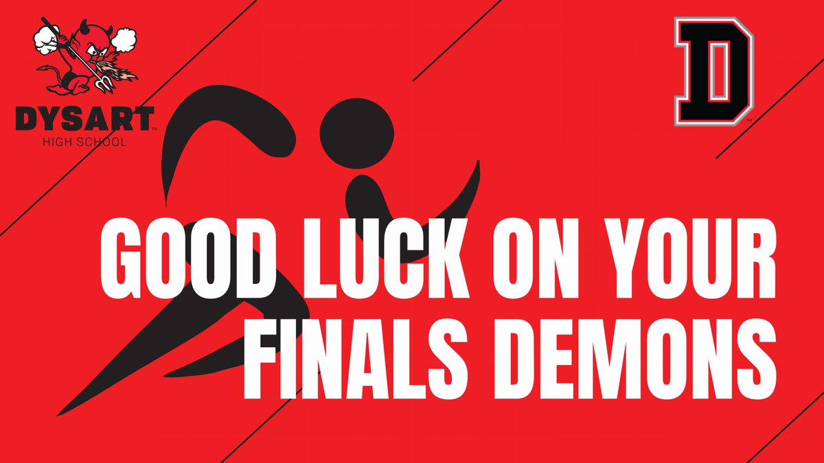 Good Luck on your finals Demons. Finish the school year strong.