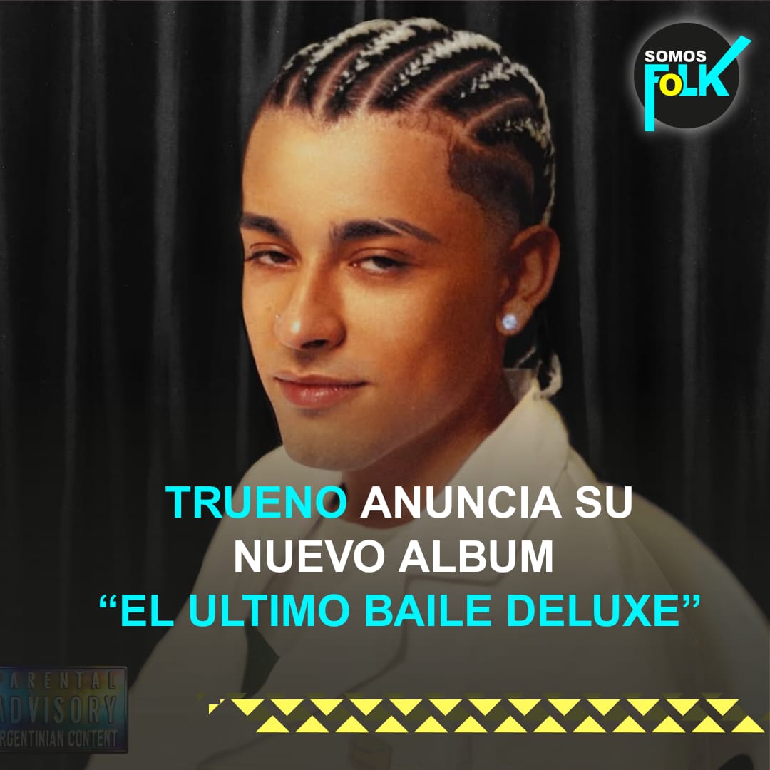 Somosfolk's tweet photo. "EL ÚLTIMO BAILE (DELUX)"💽
 El próximo álbum de @TruenoOficiaI saldrá el próximo 23 de mayo. https://t.co/wwCct7B84X