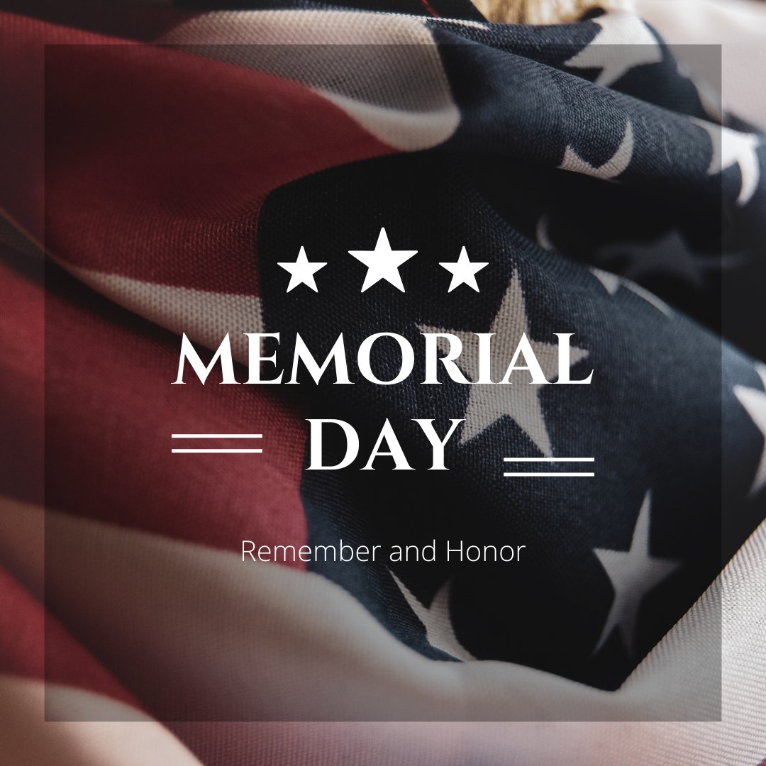 Memorial Day is more than a long weekend, it’s a time to pause, honor and reflect on the heroes who gave everything for our freedom. Their courage inspires us to build with purpose and lead with gratitude every day. Wishing everyone a meaningful day of remembrance.