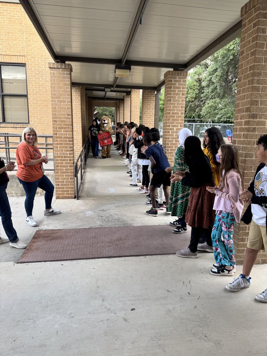 Today was our annual Senior Walk, &amp; what an unforgettable moment it was!
<a href="/NISDClark/">Tom C. Clark HS</a> Seniors &amp; seniors from other high schools who went through Locke Hill during their elementary school years walked the halls one last time today!