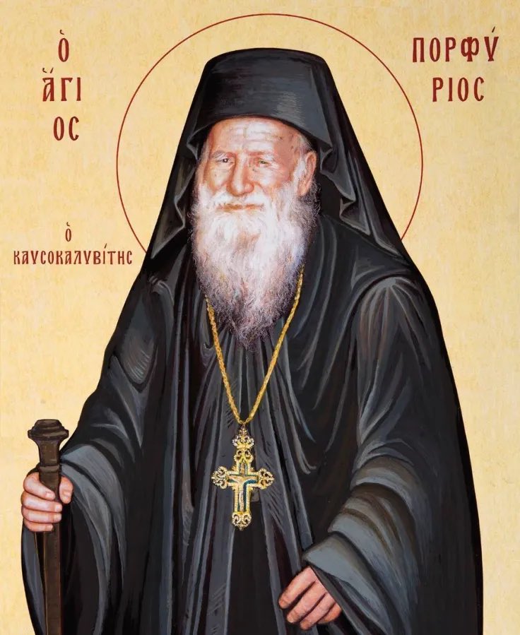 orthodoxwords's tweet image. "When something bothers you- a seductive thought, a temptation- ignore all these things, and turn your attention, your eyes, to Christ... He will take you by the hand and will give you His divine grace abundantly. All you need to do is make a tiny little effort." -St. Porphyrios