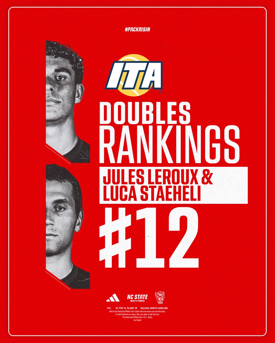 Closing out at No. 7, two top-15 doubles pairs with Shick and Van Sambeek earning All-American status 🐺

#GoPack || #PackRisin