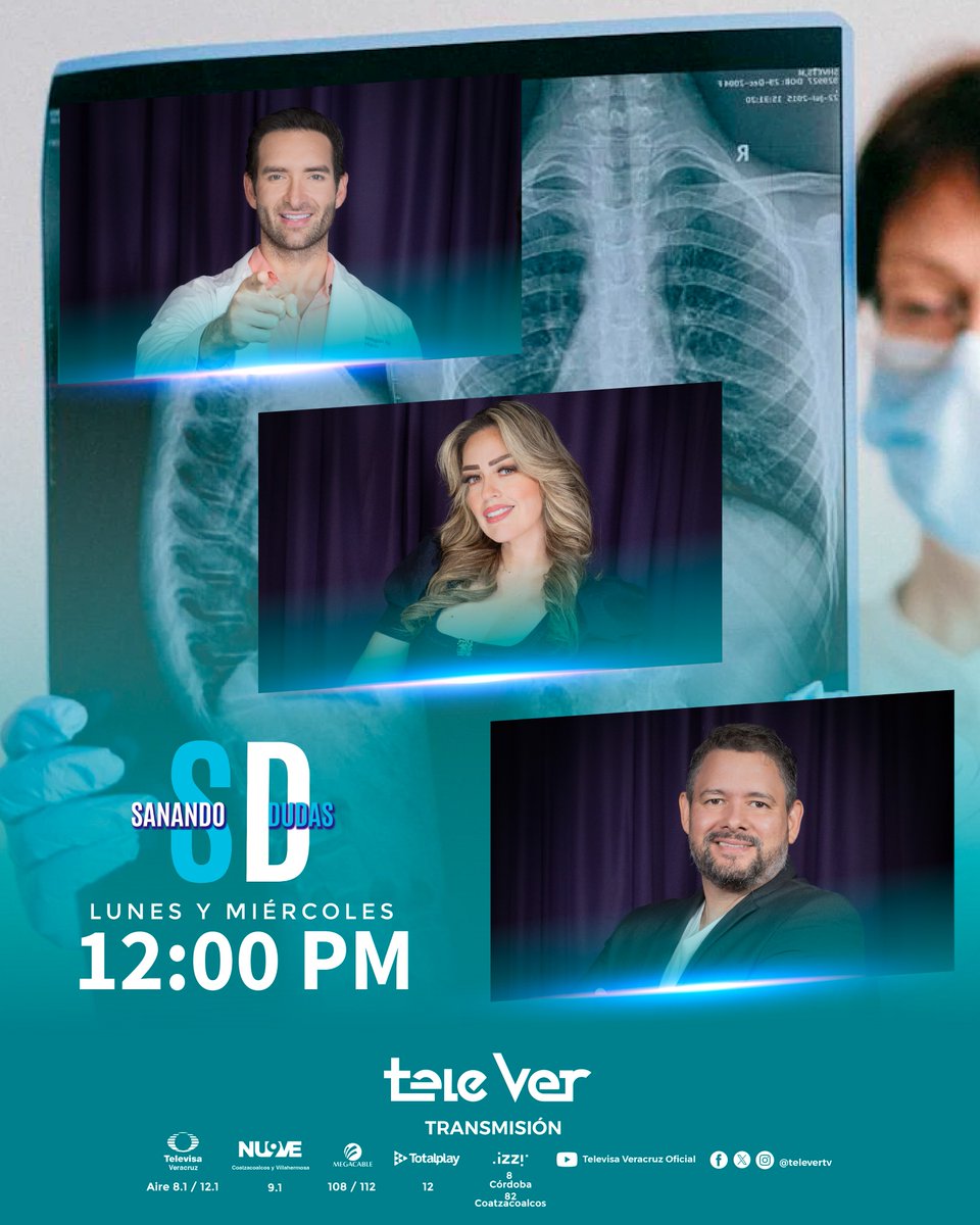 televertv's tweet photo. No te pierdas Sanando Dudas, el programa donde expertos en medicina te explican todo de forma clara y sencilla.

📅 Lunes y miércoles
🕛 12:00 del día
📺 Solo por Telever

Tu bienestar es lo más importante. ¡Conéctate y mantente informado!

#SanandoDudas #fyp #paratii #telever https://t.co/YSkZPFY6tm