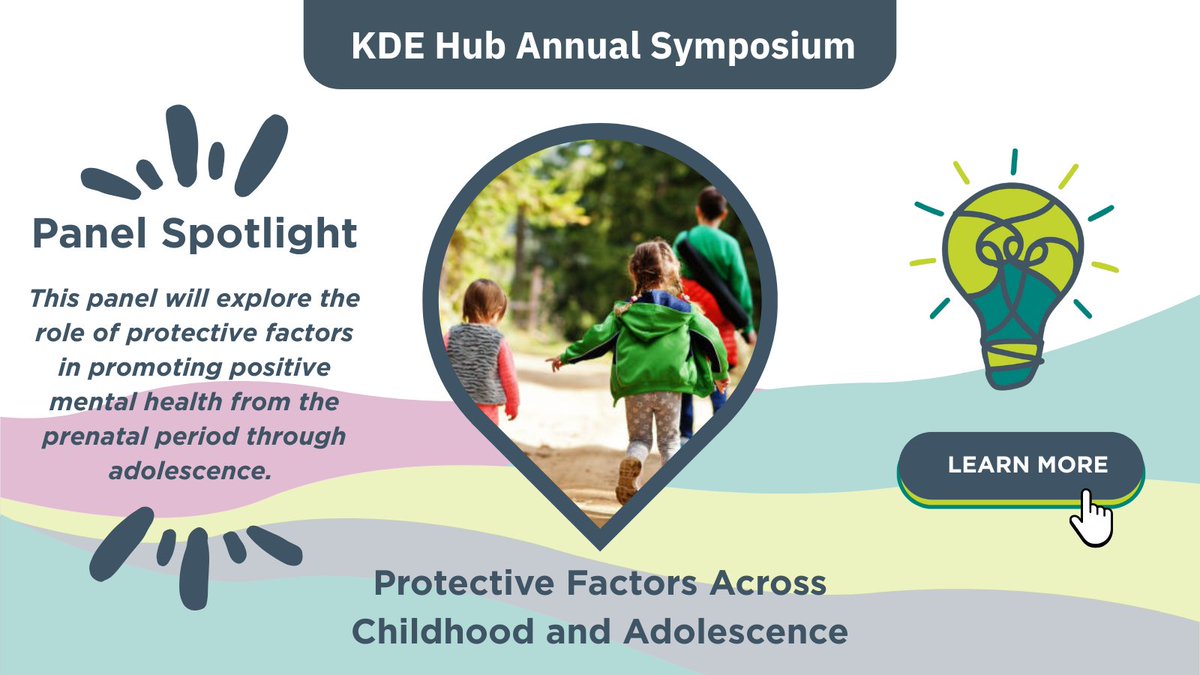 ✨Panel Spotlight: Protective Factors Across Childhood and Adolescence

How can we support mental health from the very beginning of life? Join this panel for a discussion on early interventions that promote lifelong mental wellness.

For more information: kdehub.ca/symposium/annu…