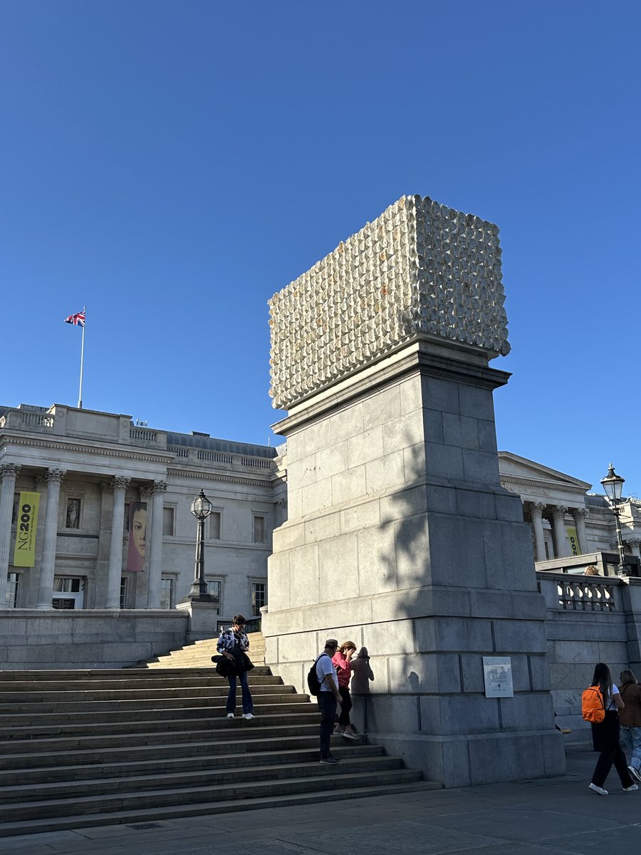 It’s not the most exciting work of art … but I’m still proud that when I was an MP in the 1990s and working at the then Department of National Heritage I had the idea of - at last - putting something on the empty plinth in Trafalgar Square. It’s my only very small claim to fame.
