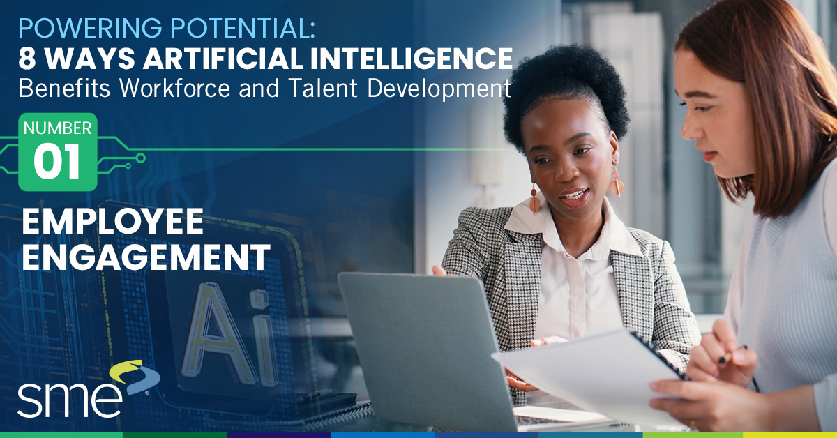 Employee engagement is critical to talent development. Learn how AI-powered tools can enhance your efforts. Read more in our latest blog—and access our NEW GUIDE: 8 Ways Artificial Intelligence Benefits Workforce and Talent Development. #AI #workforce  brnw.ch/21wSPgm