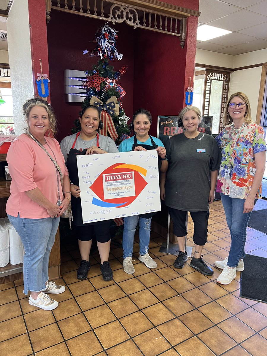 Thank you so much to Dairy Queen for donating our gift cards for students to earn as rewards for completing lessons on IXL, Math Seeds, and Reading Eggs! They are great community partners!