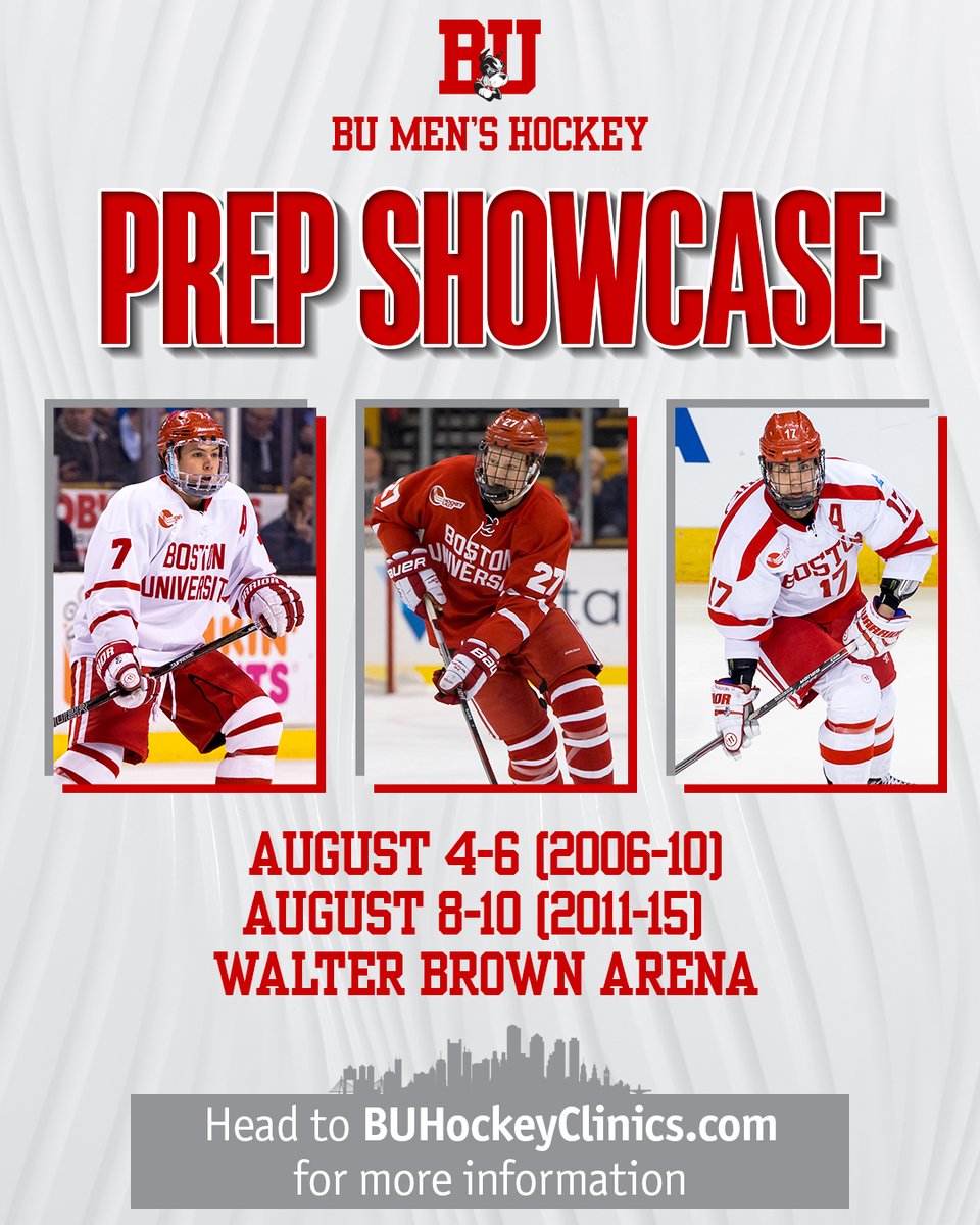 Registration is now open for our overnight/day camps and for our August prep showcase! Head to the link below for more information and to sign up!

buhockeyclinics.com