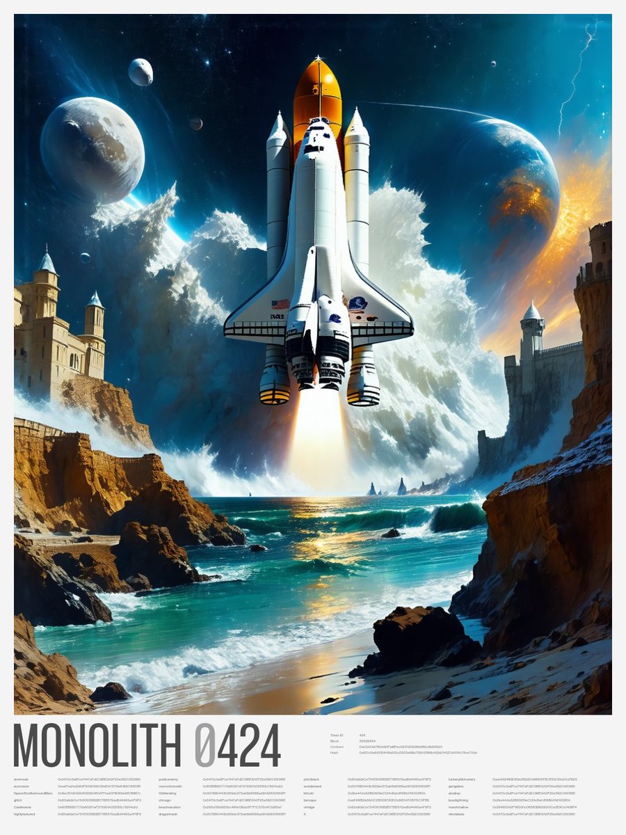 🆕 Monolith #424
mnlth.ai/token/424