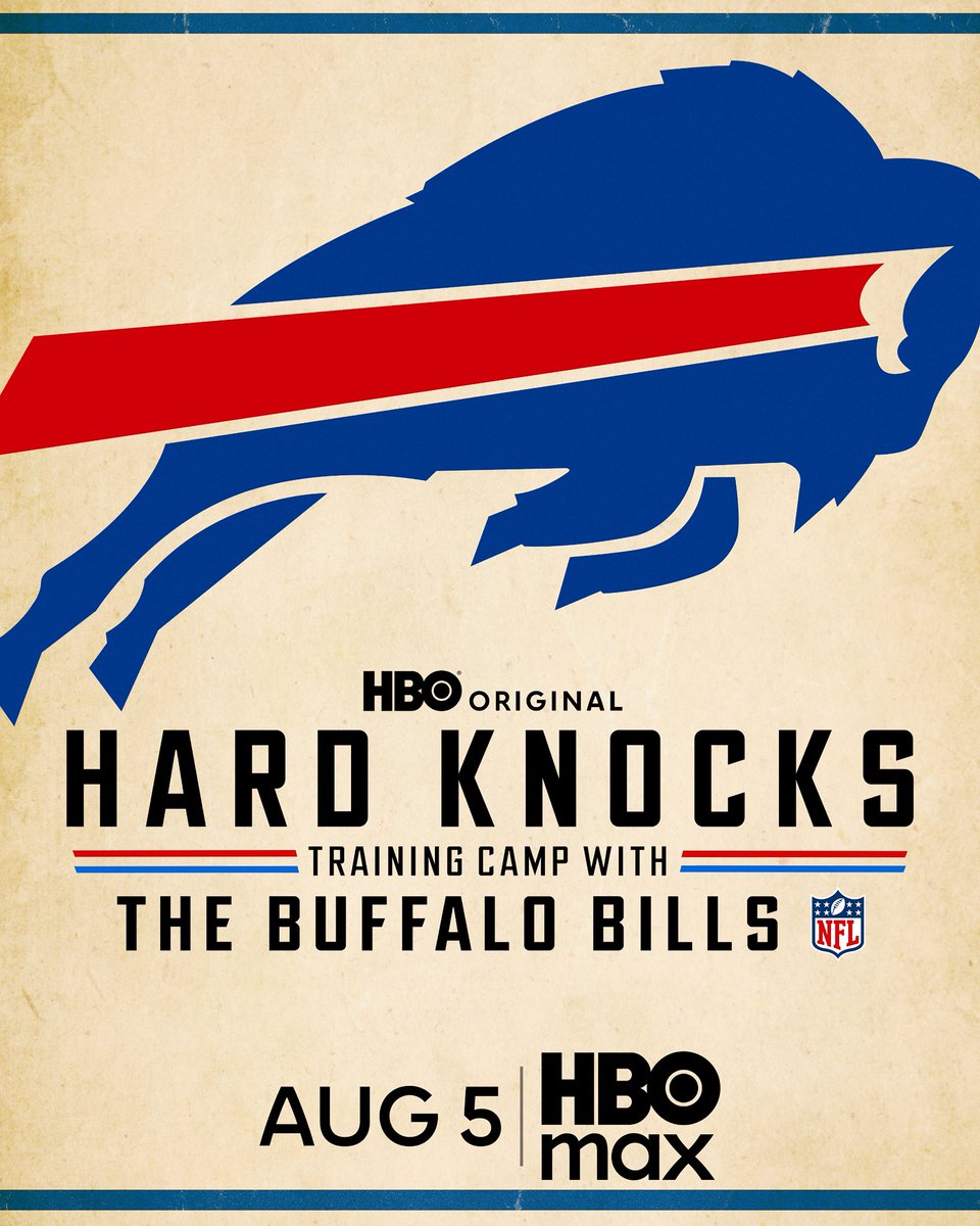 Max (@streamonmax) on Twitter photo Right here, right now.
Join the <a href="/BuffaloBills/">Buffalo Bills</a> for Training Camp as they prepare for their biggest season yet. #HardKnocks returns August 5 on HBO Max. Right here, right now.
Join the <a href="/BuffaloBills/">Buffalo Bills</a> for Training Camp as they prepare for their biggest season yet. #HardKnocks returns August 5 on HBO Max.